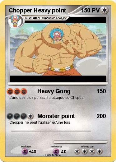 Pokemon Chopper Heavy point