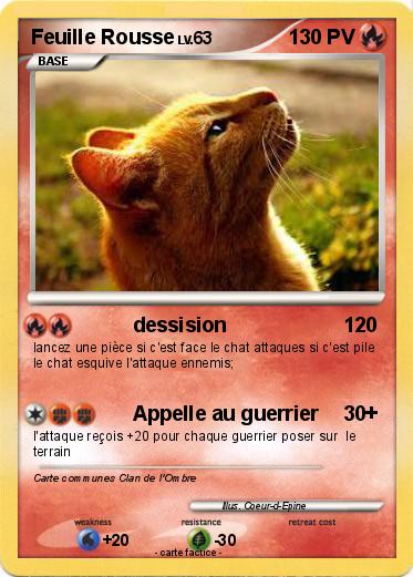 Pokemon Feuille Rousse