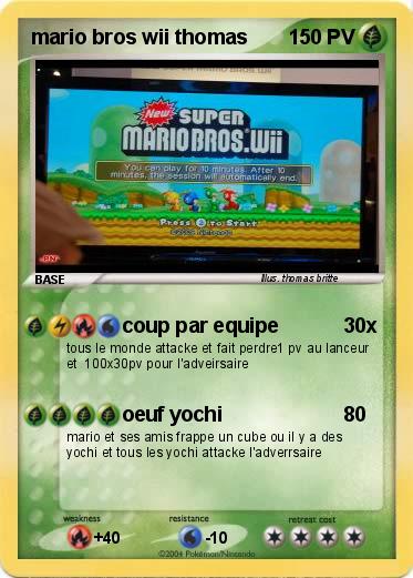 Pokemon mario bros wii thomas