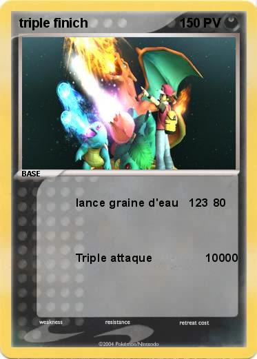 Pokemon triple finich