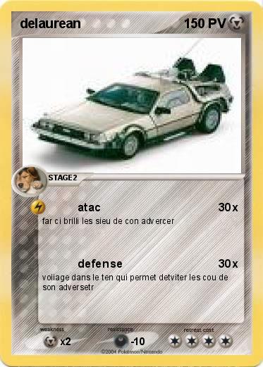 Pokemon delaurean