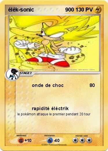 Pokemon élèk-sonic                     900       