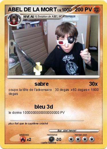 Pokemon ABEL DE LA MORT