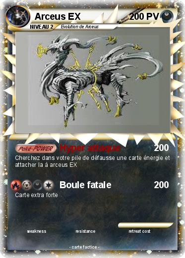 Pokemon Arceus EX