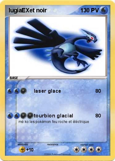 Pokemon lugiaEXet noir