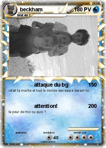 Pokemon beckham