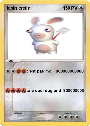 Pokemon lapin cretin