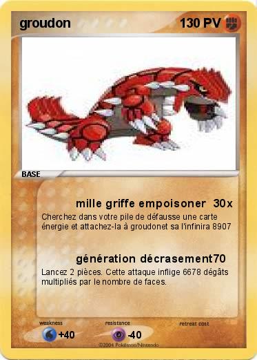 Pokemon groudon