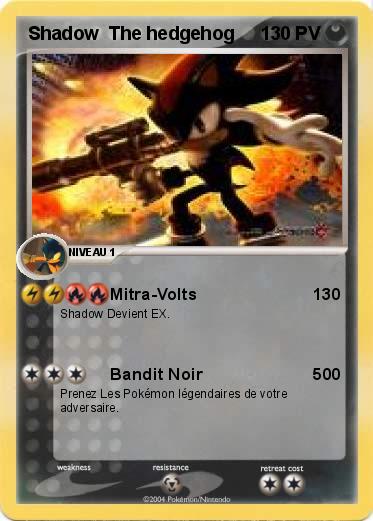 Pokemon Shadow  The hedgehog
