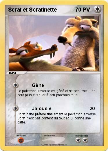 Pokemon Scrat et Scratinette