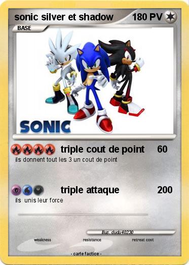Pokemon sonic silver et shadow