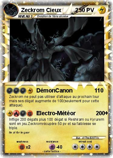Pokemon Zeckrom Cieux         2