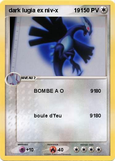 Pokemon dark lugia ex niv-x          19
