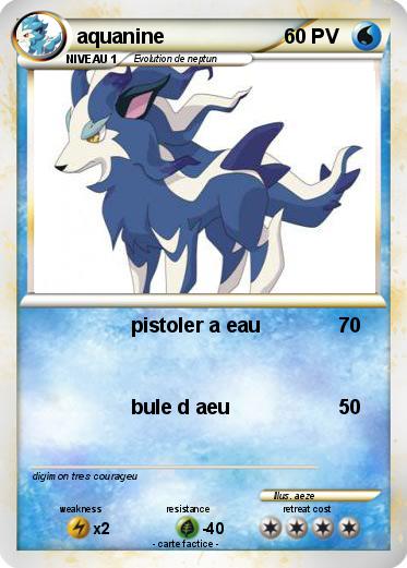 Pokemon aquanine