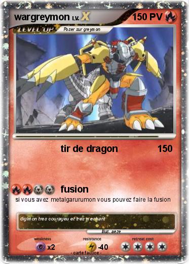 Pokemon wargreymon