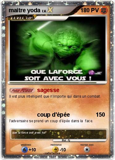 Pokemon maitre yoda
