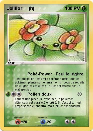 Pokemon Joliflor     (h)