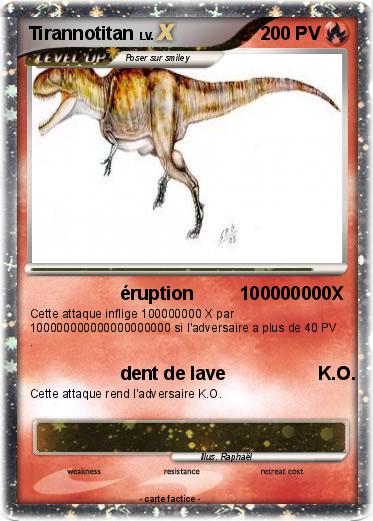 Pokemon Tirannotitan