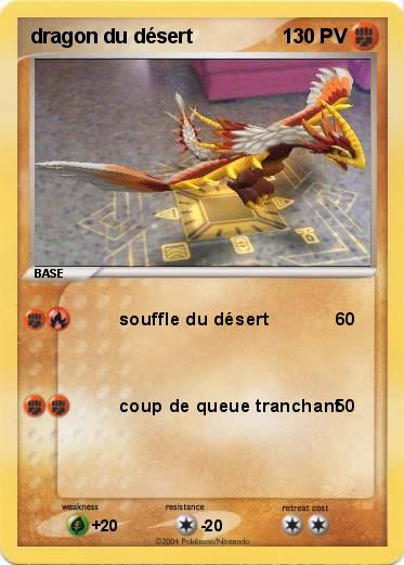 Pokemon dragon du désert