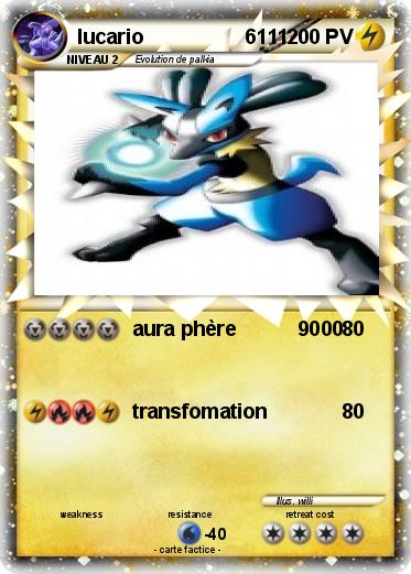 Pokemon lucario                  6111