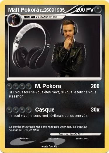 Pokemon Matt Pokora