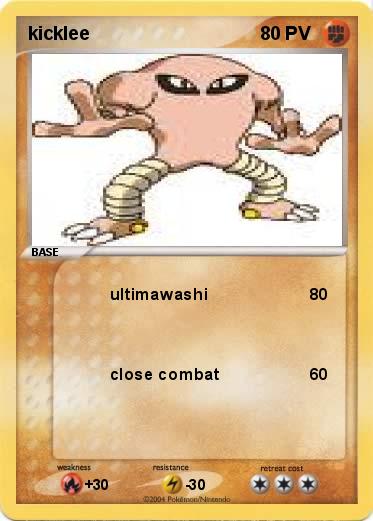 Pokemon kicklee