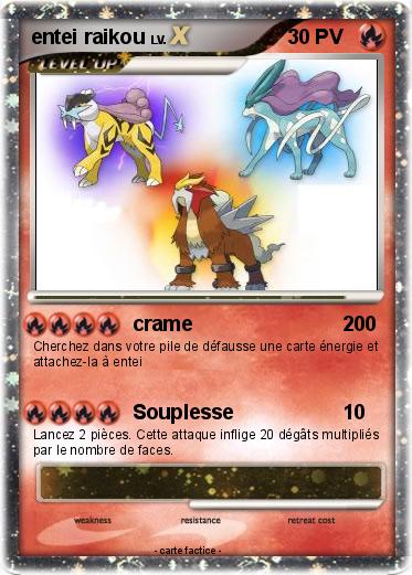 Pokemon entei raikou