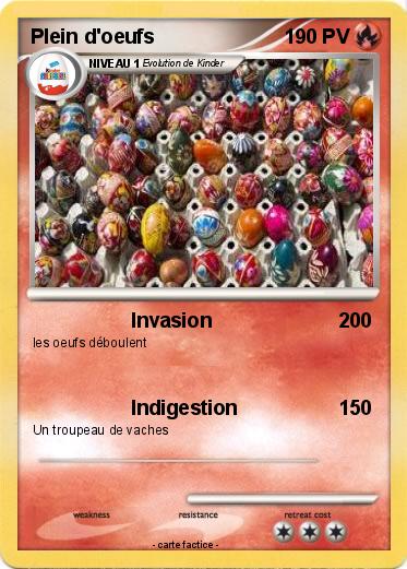 Pokemon Plein d'oeufs