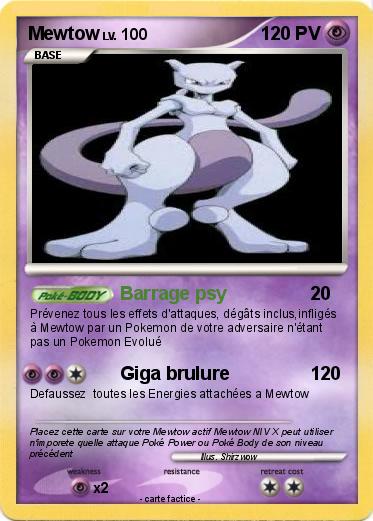 Pokemon Mewtow