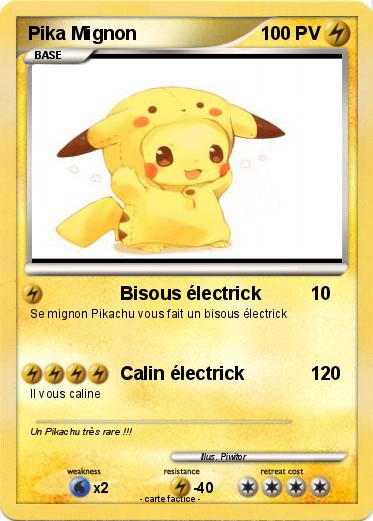 Pokemon Pika Mignon