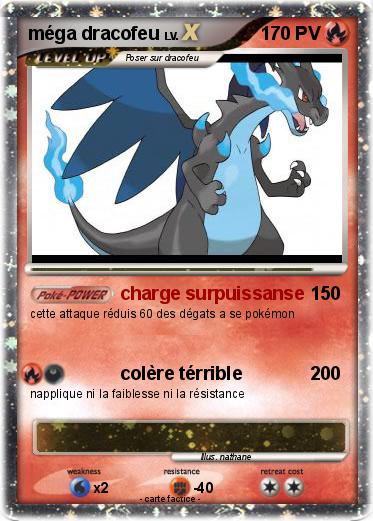 Pokemon méga dracofeu