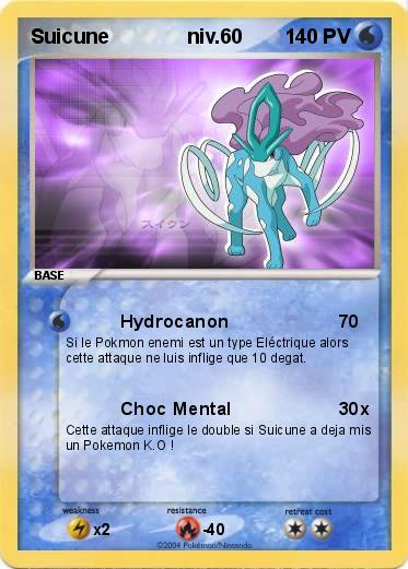 Pokemon Suicune              niv.60