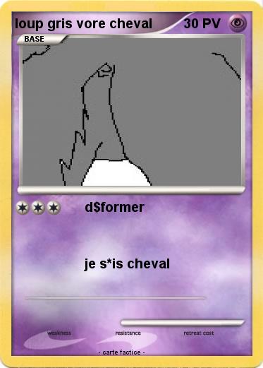 Pokemon loup gris vore cheval