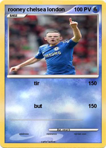 Pokemon rooney chelsea london