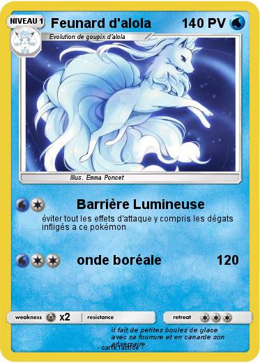 Pokemon Feunard d'alola