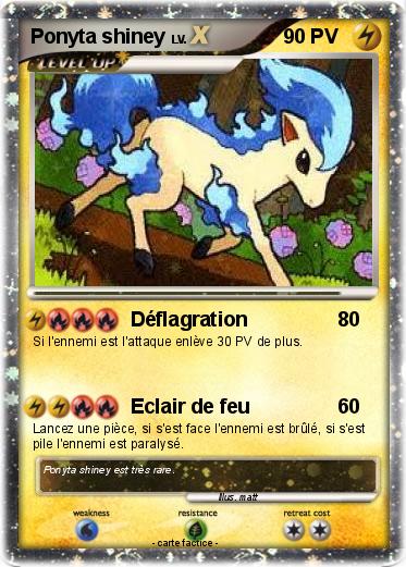 Pokemon Ponyta shiney