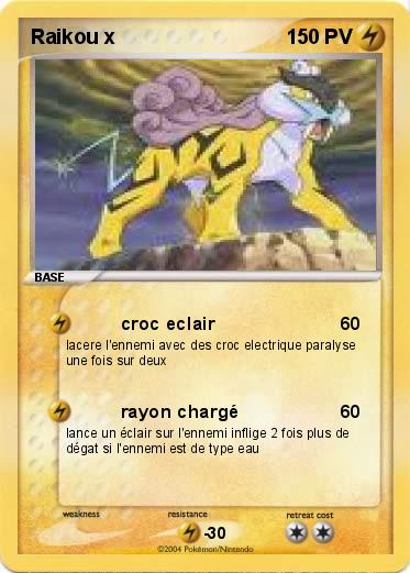 Pokemon Raikou x