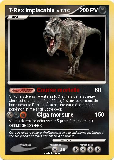 Pokemon T-Rex implacable