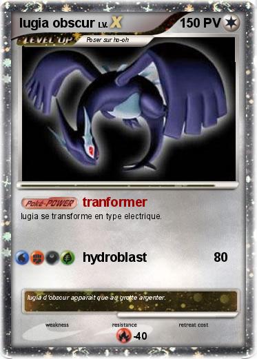 Pokemon lugia obscur