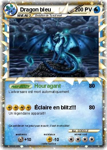 Pokemon Dragon bleu