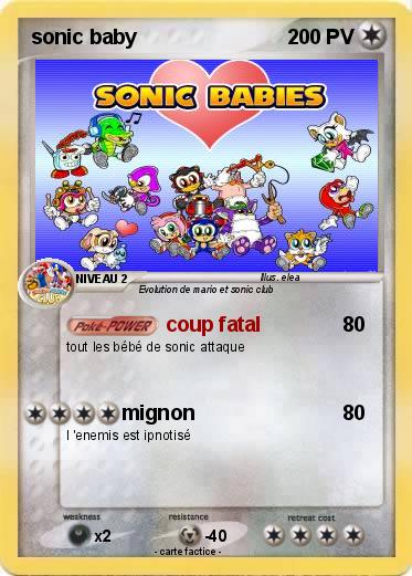 Pokemon sonic baby