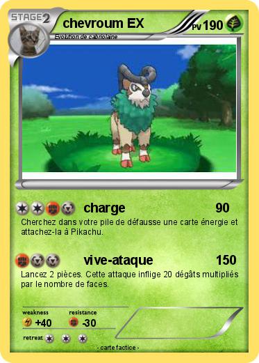 Pokemon chevroum EX