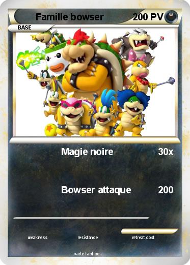 Pokemon Famille bowser