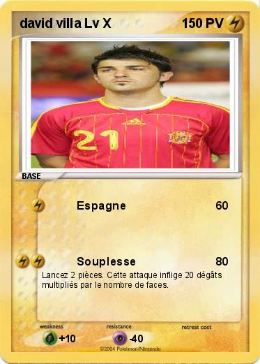 Pokemon david villa Lv X