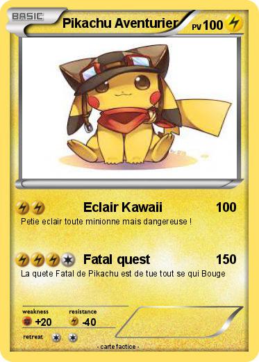 Pokemon Pikachu Aventurier