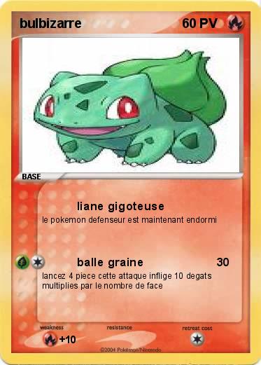 Pokemon bulbizarre 