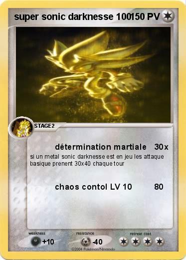 Pokemon super sonic darknesse 100