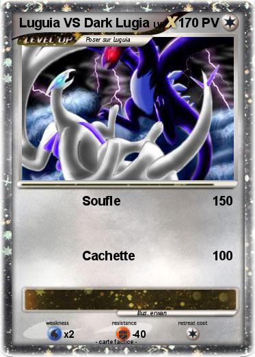 Pokemon Luguia VS Dark Lugia