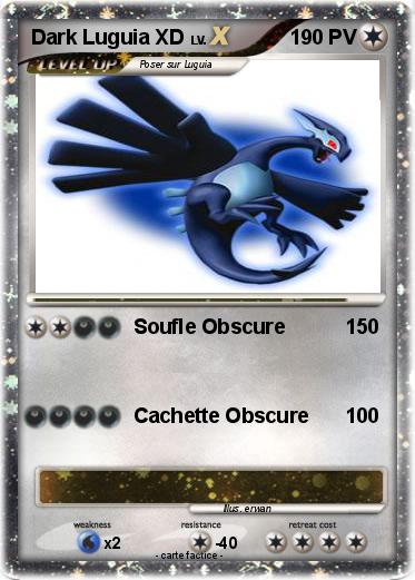 Pokemon Dark Luguia XD