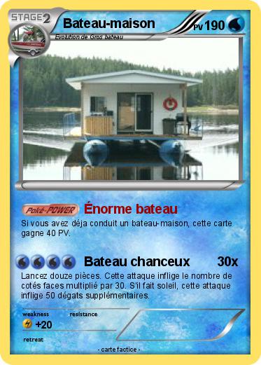 Pokemon Bateau-maison